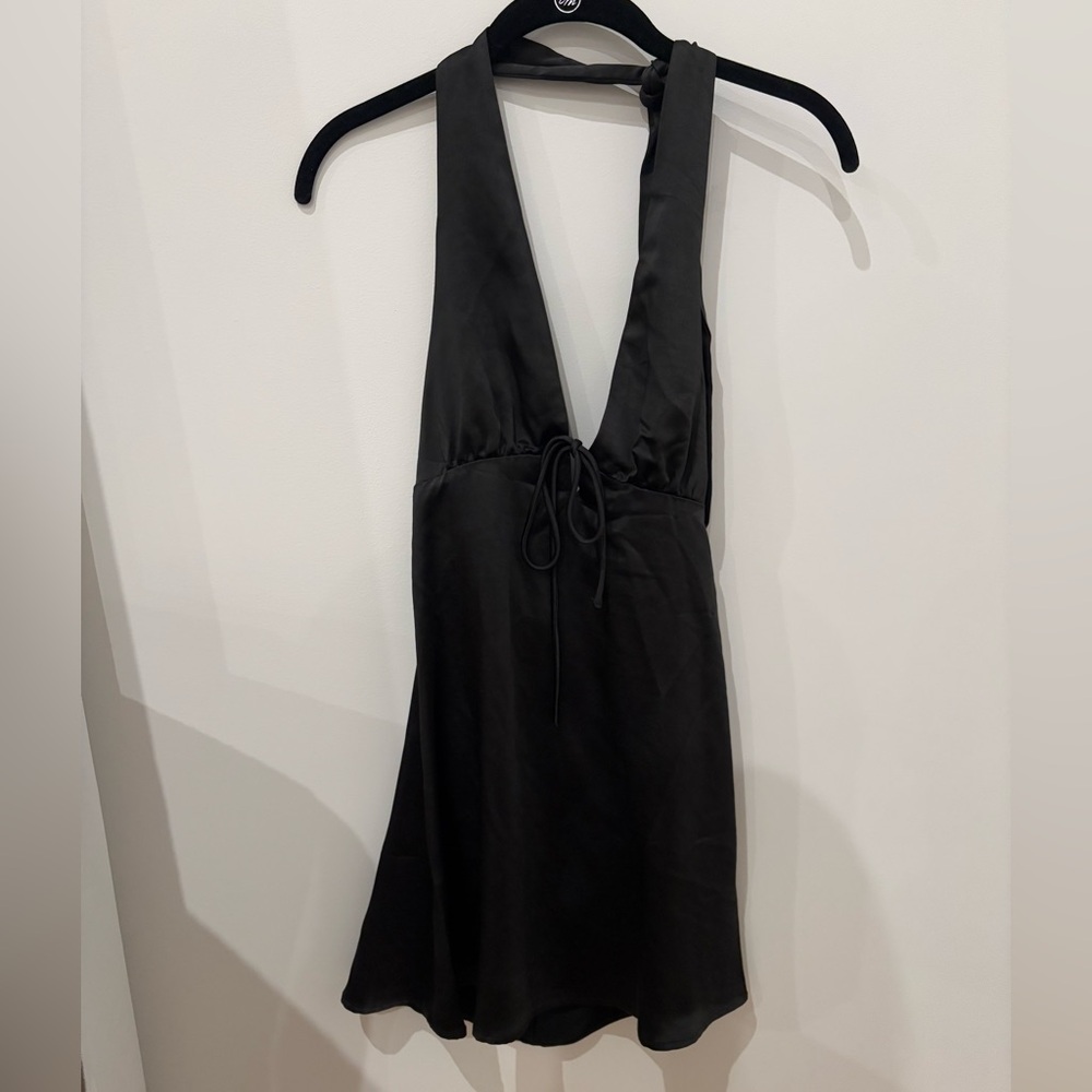 Princess Polly Satin Halter Mini Dress